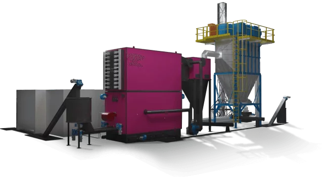 Maintenance-free operation and automatic flue gas cleaning